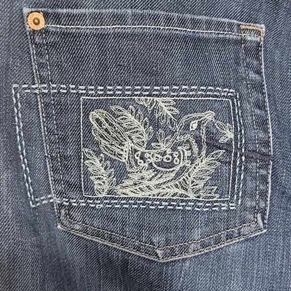 7 for all mankind Straight Leg Embellished Jeans 30 - Picture 6 of 12